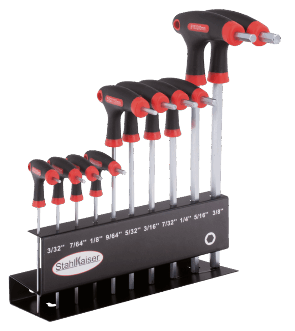 Set chiavi brugola con impugnatura ergonomica