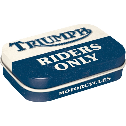 Scatola di mentine in metallo Triumph® Riders Only