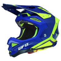Casco offroad fibra Ufo Diamond blu/giallo - Taglia M (Copia)