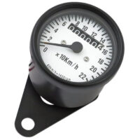 Contachilometri meccanico universale per H-D (attacco sulla ruota anteriore) - Nero