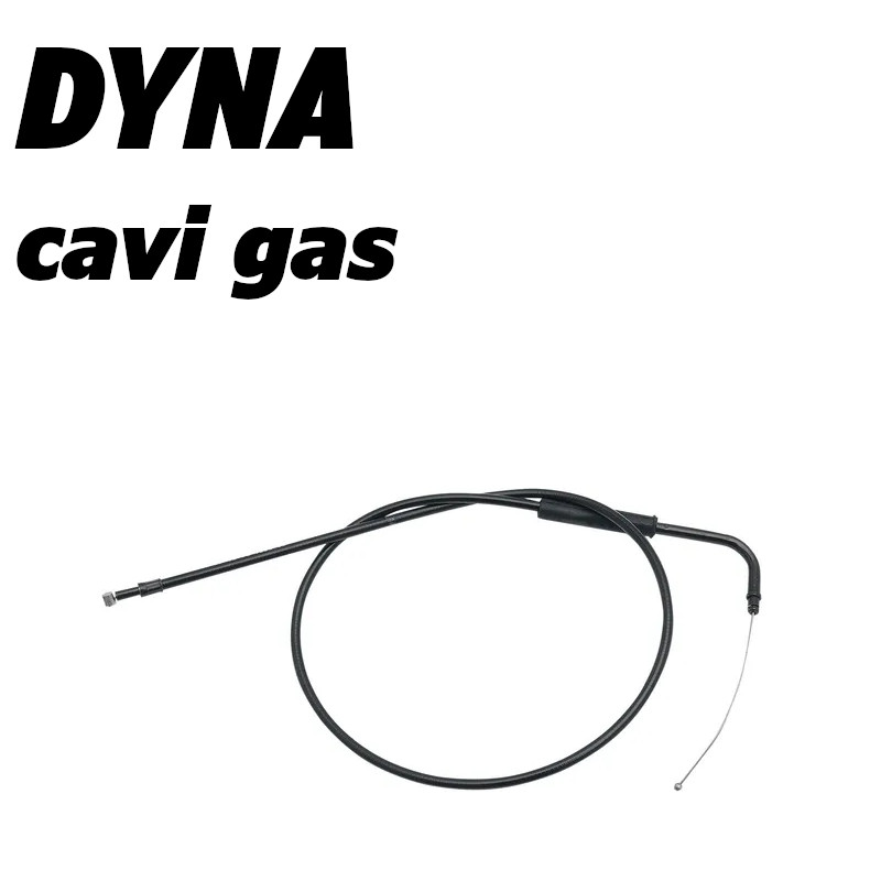 Coppia cavi acceleratore "total black" per H-D Dyna (varie misure)