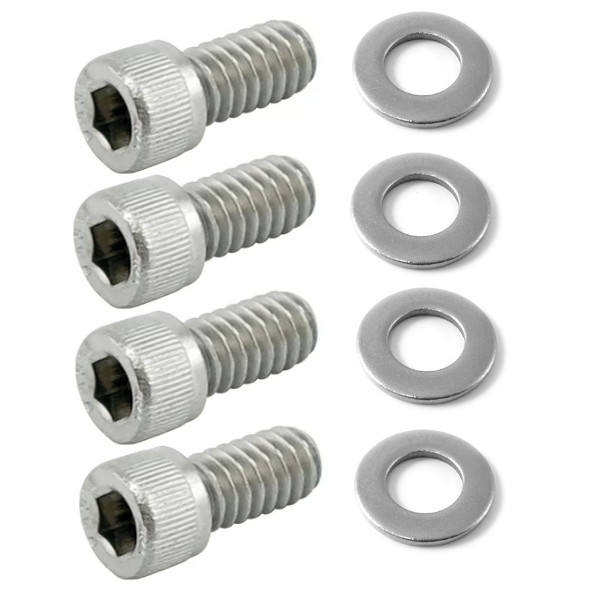 Set di 4 bulloni fissaggio silenziatori H-D