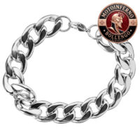 Bracciale in acciaio inox - Catena ad anelli (Grande)