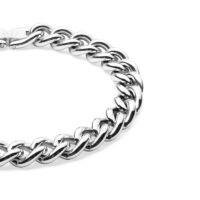 Bracciale in acciaio inox - Catena ad anelli (Grande)