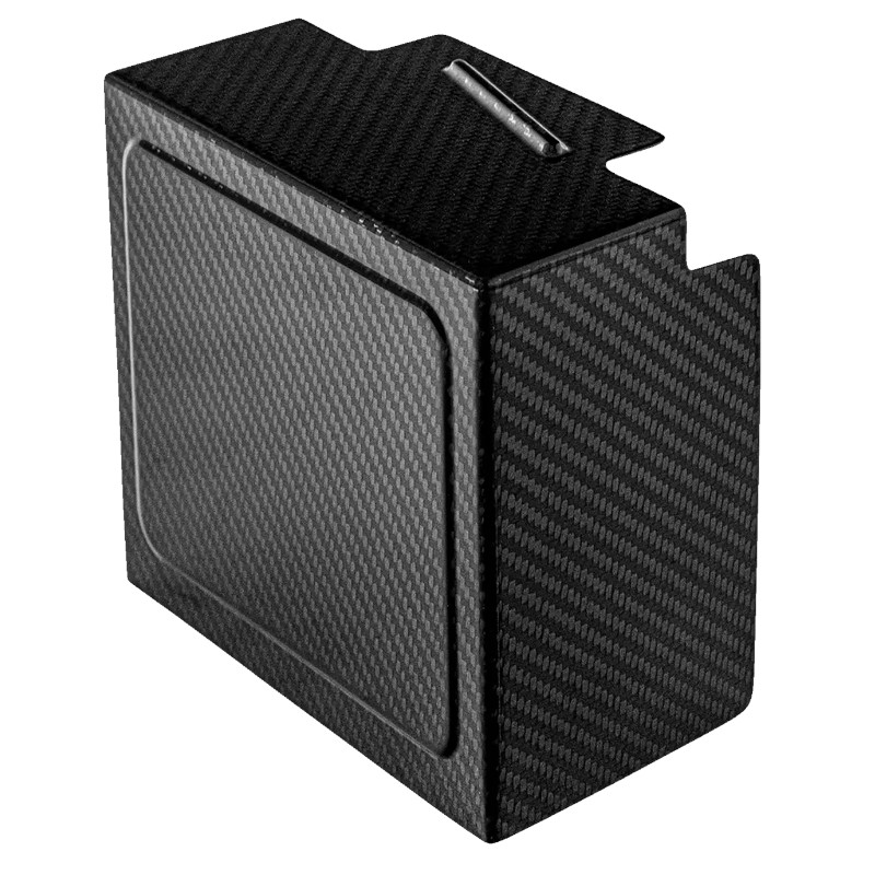 Cover batteria Saddlemen in fibra di carbonio per Dyna 2000>2005