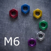 Dadi in Ergal M6 - Vari colori