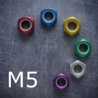 Dadi autobloccanti in Ergal M5 - Vari colori
