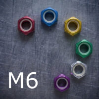 Dadi autobloccanti in Ergal M6 - Vari colori